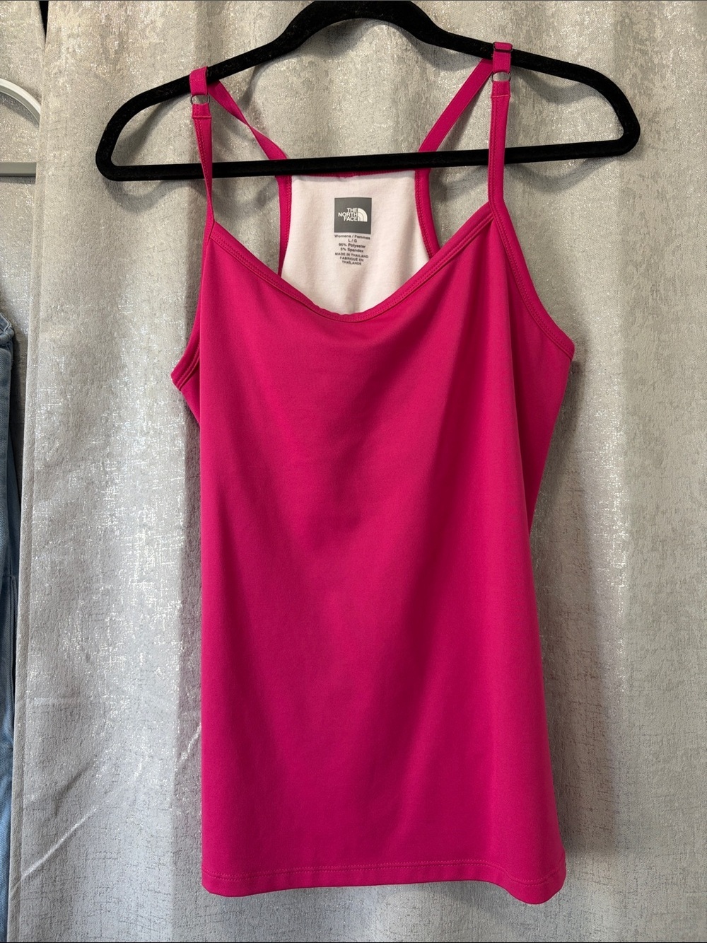 The North Face Hot Pink Adjustable-Strap Tank